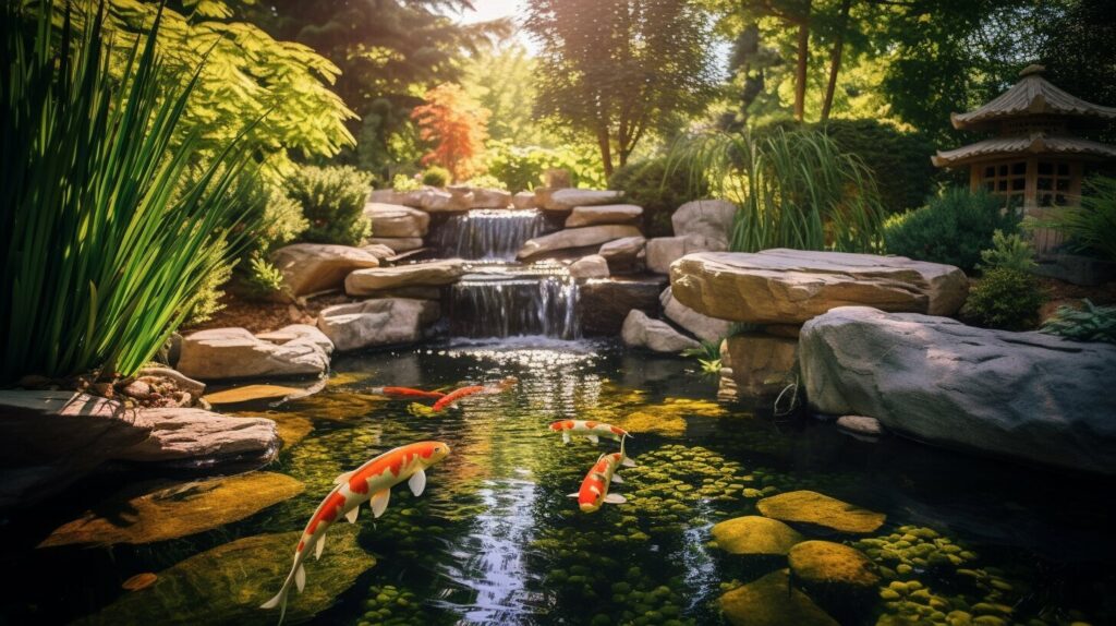 backyard koi pond