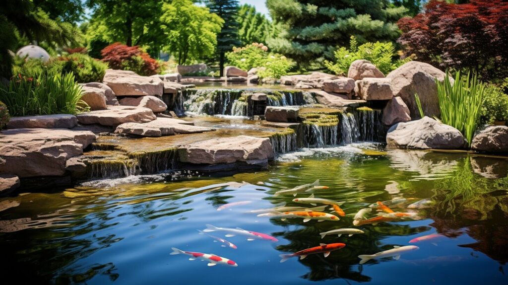 backyard koi pond